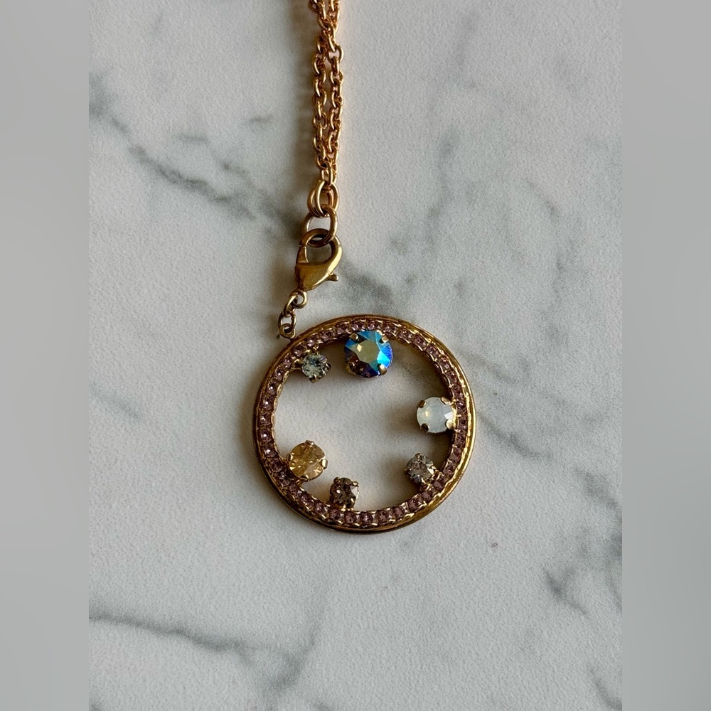Sabika New Opulence Circle Pendant Necklace